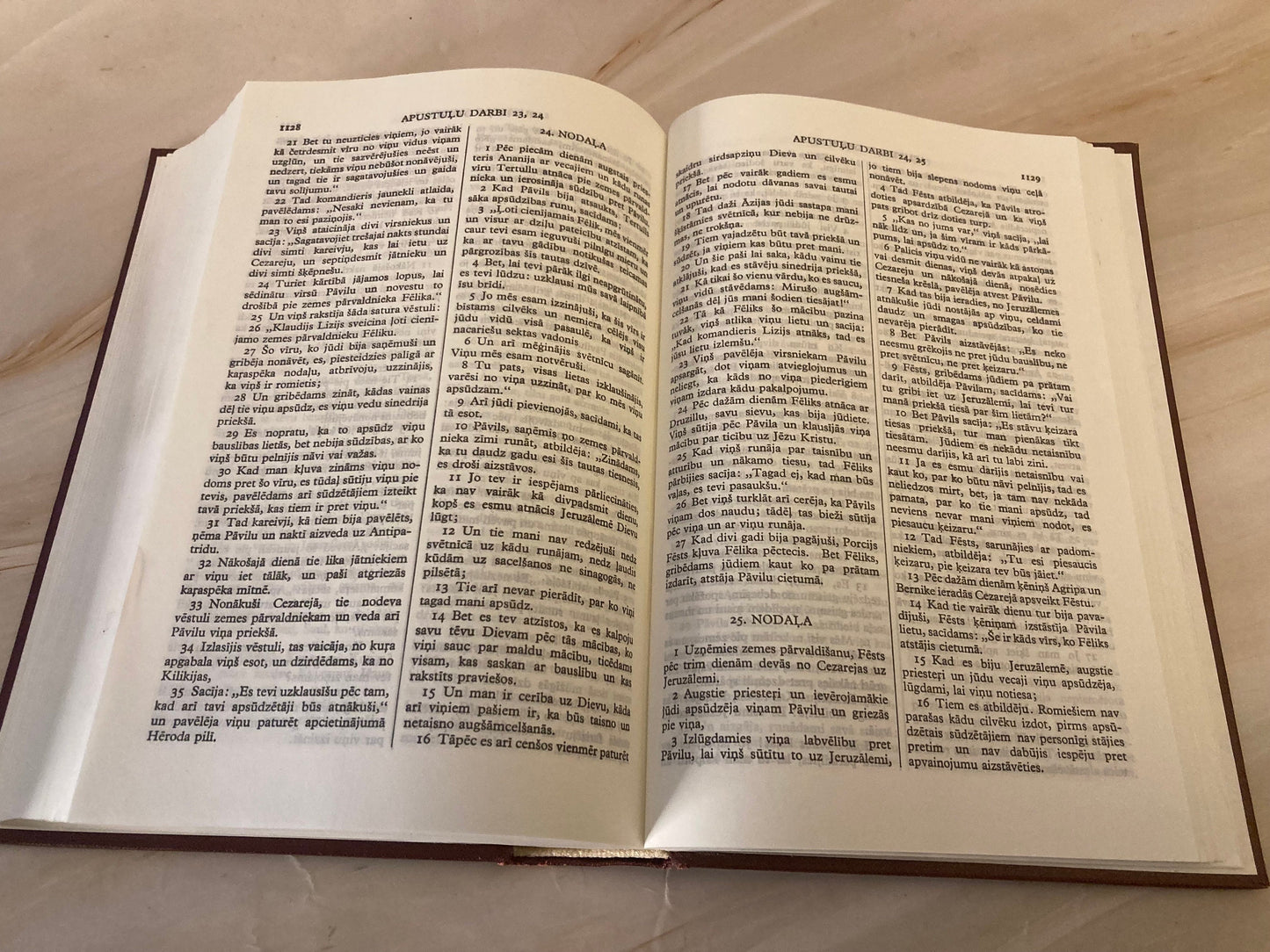 Latvian Bible Latvia Bibele - Ref x306