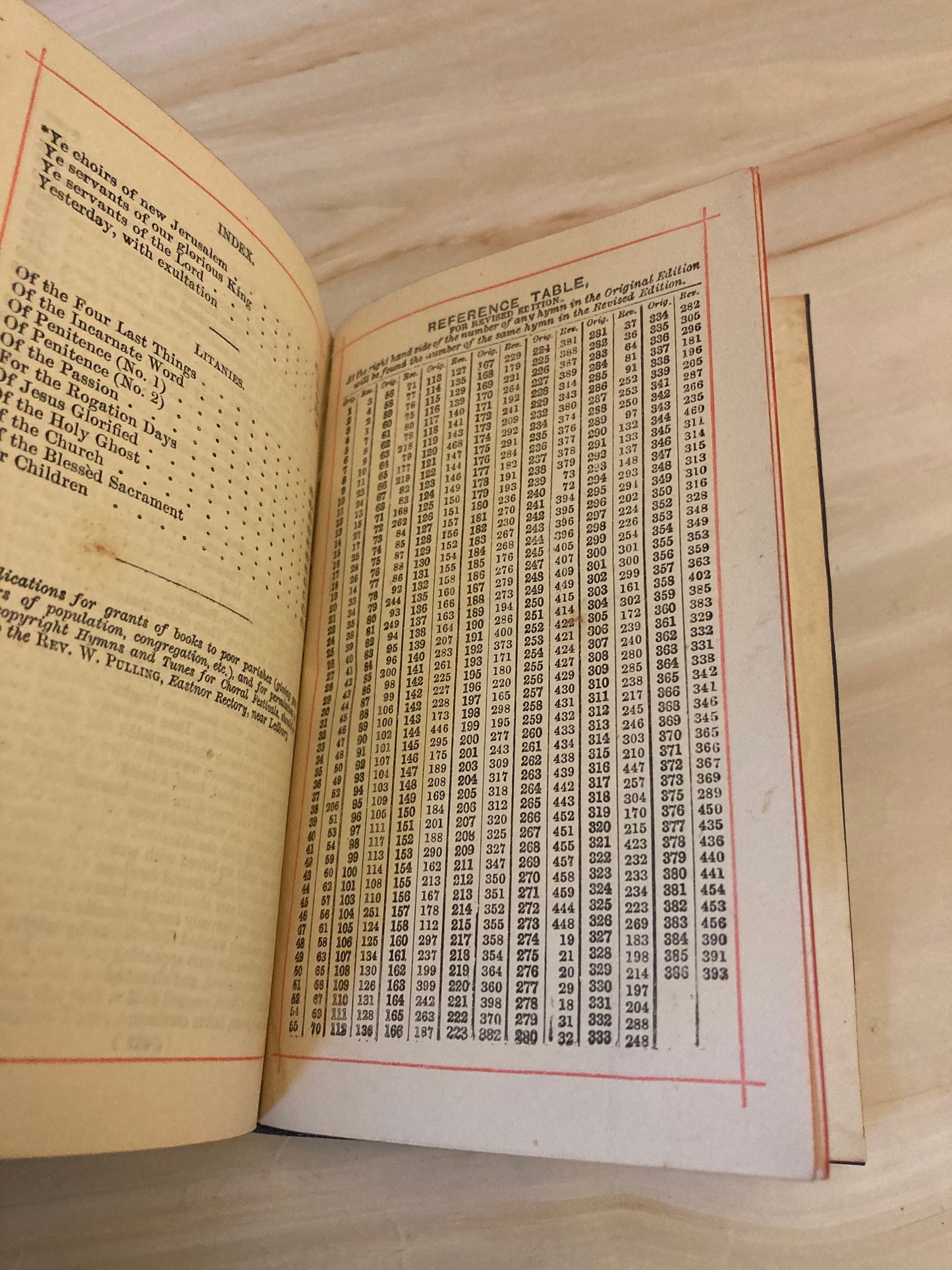 1893 Christian Hymns Ancient and Modern Pocket Size Hymns - Ref x297