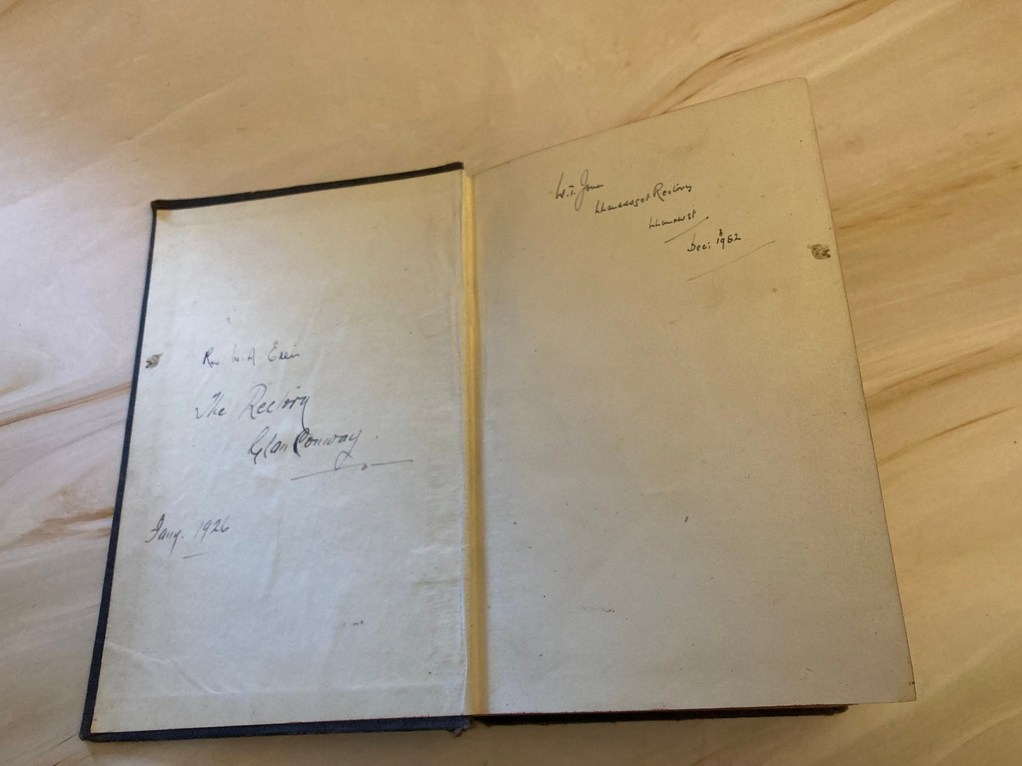 1925 Welch Hymns book - Hymnal of the Church in Wales (Ref x362)
