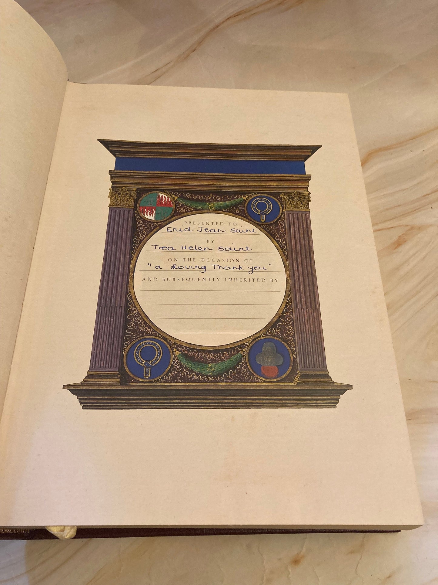 Holy Bible with Illustrations from Vatican Library Limited Edition Large Family Bible - (Ref x361)