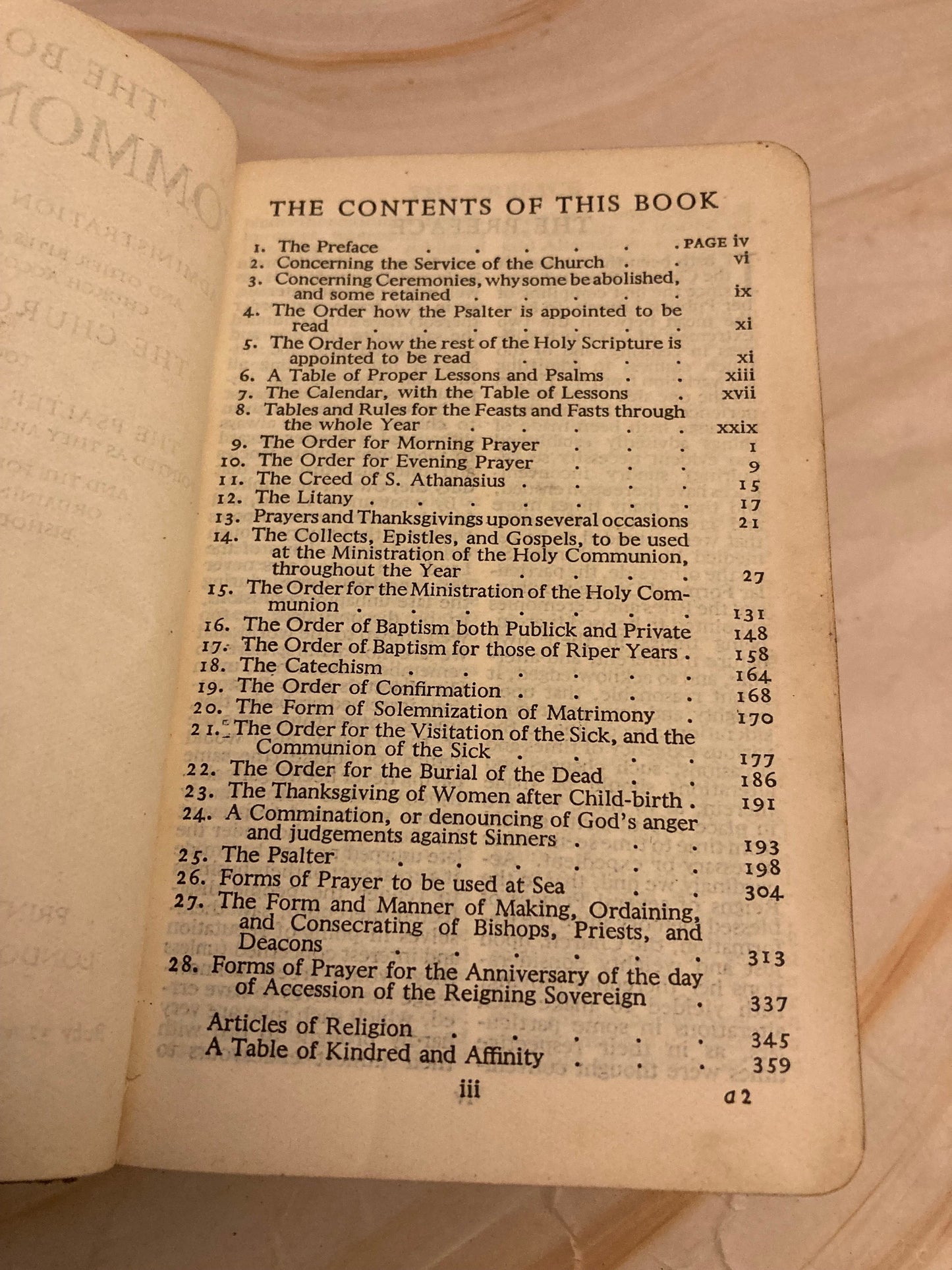 1931 Mini Common Prayer Communion Hymn book - (Ref x357)