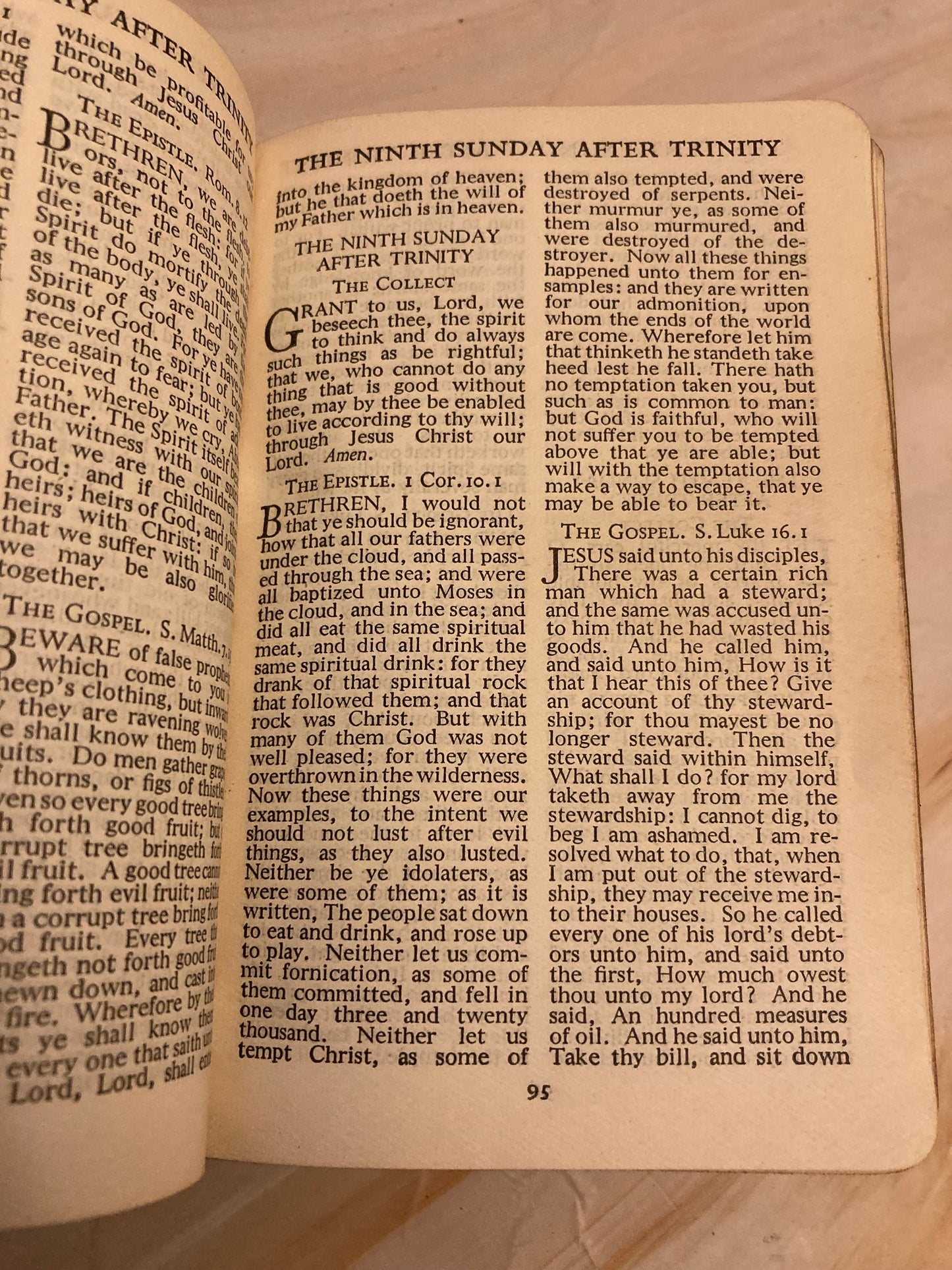 1931 Mini Common Prayer Communion Hymn book - (Ref x357)