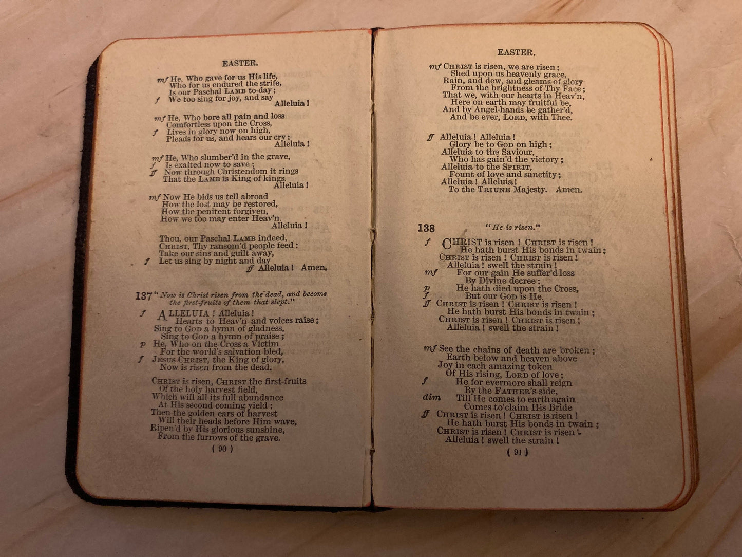 1914 Hymns A&M pocket size book - (Ref x352)