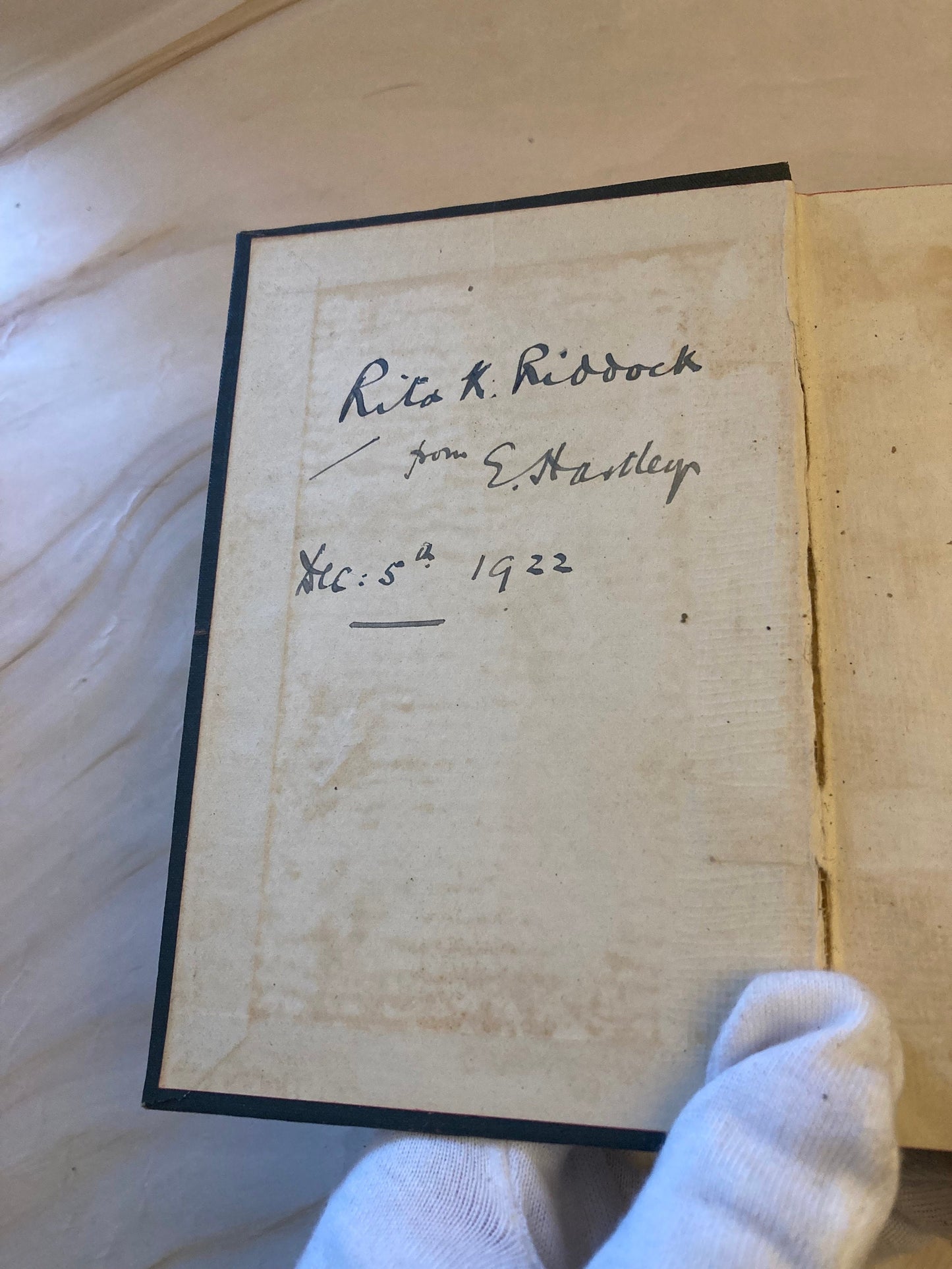 1920 Holy Communion book with Epistles & Gospels - (Ref x339)