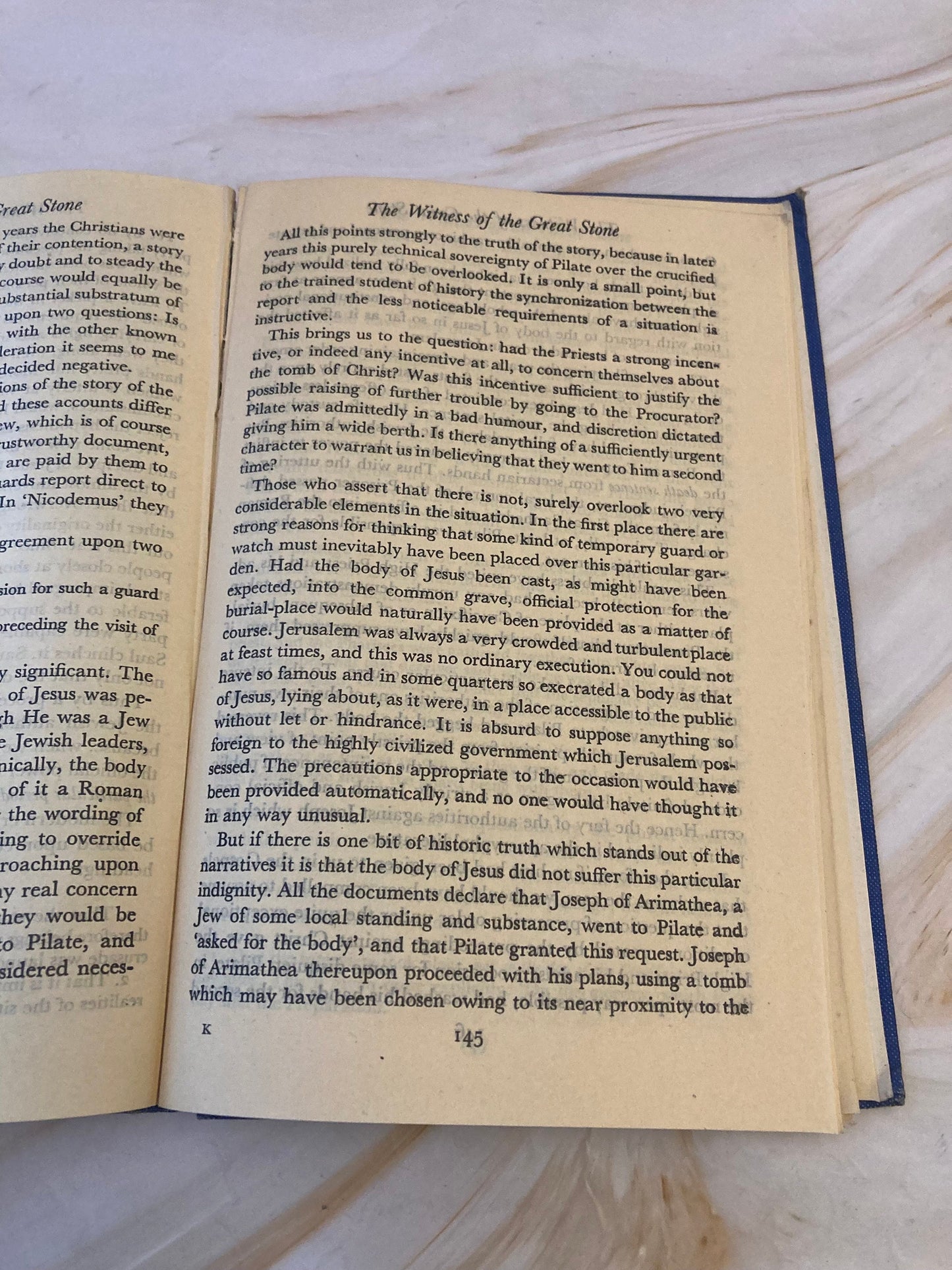 Who Moved the Stone ? book Frank Morison - Christian book - (Ref 328)