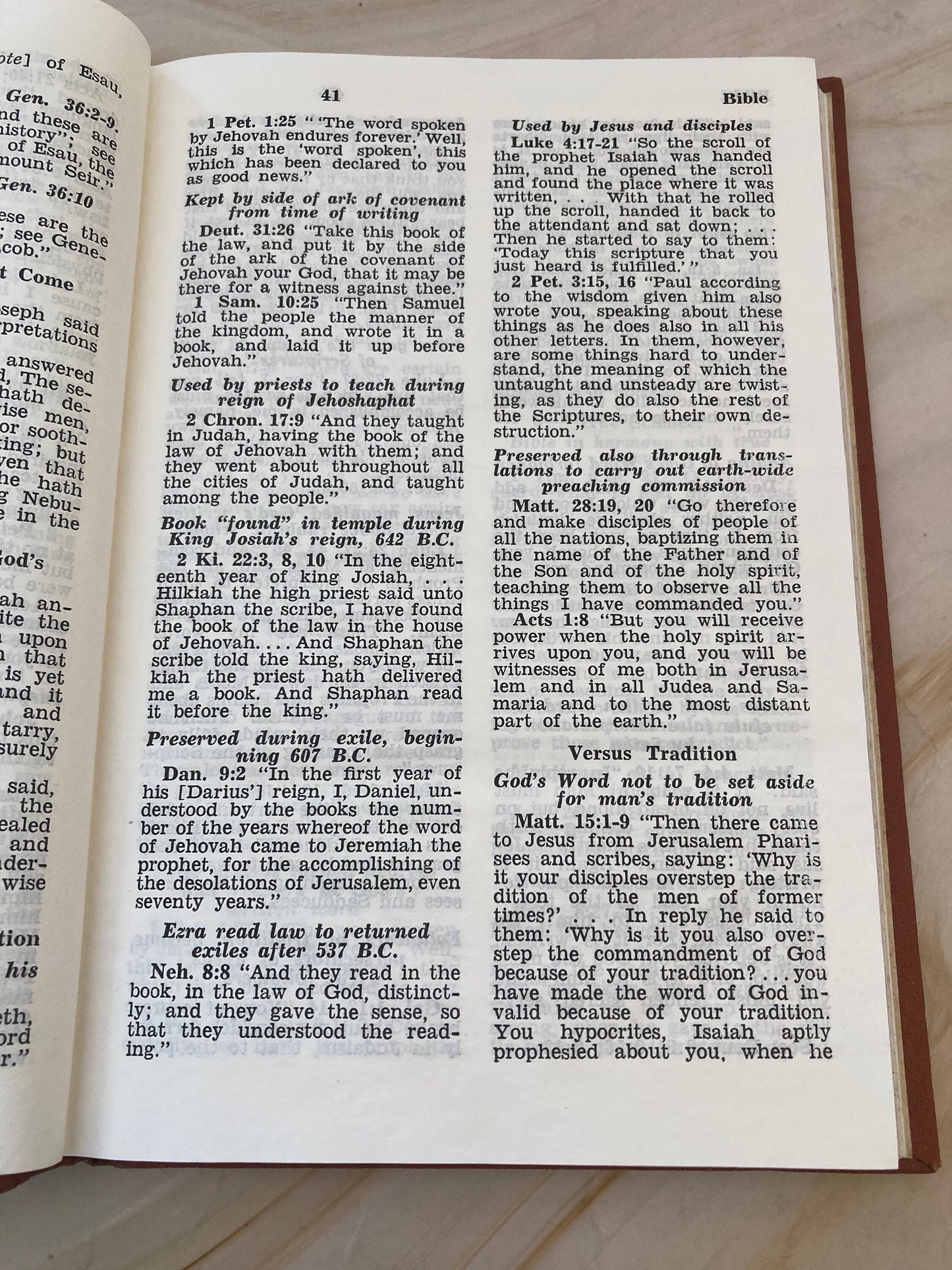 Make Sure Of All Things book 1957 Watch Tower Bible book - (Ref x323)