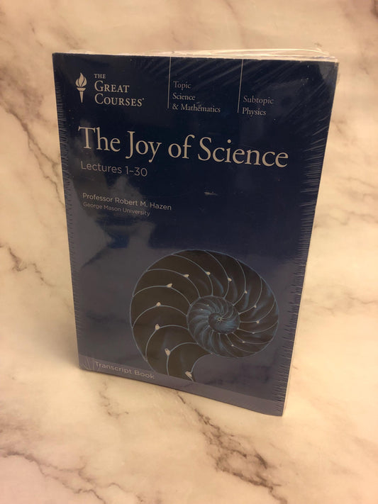 The Joy of Science book Professor Robert M. Hazen The Great Courses x2 books - (Ref x383)