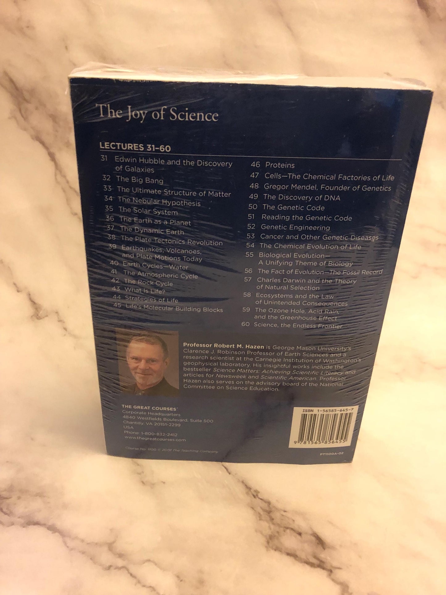 The Joy of Science book Professor Robert M. Hazen The Great Courses x2 books - (Ref x383)