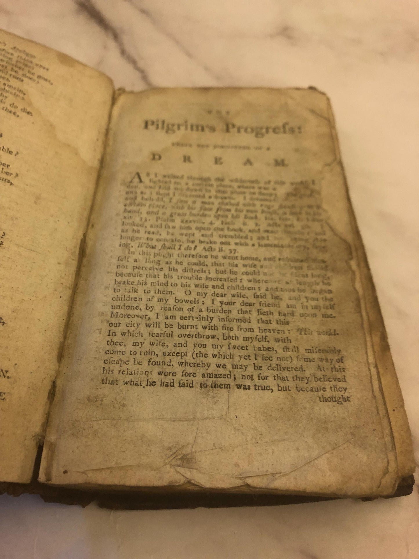 1713 The Pilgrim’s Progress from This World book John Bunyan - (Ref x462)