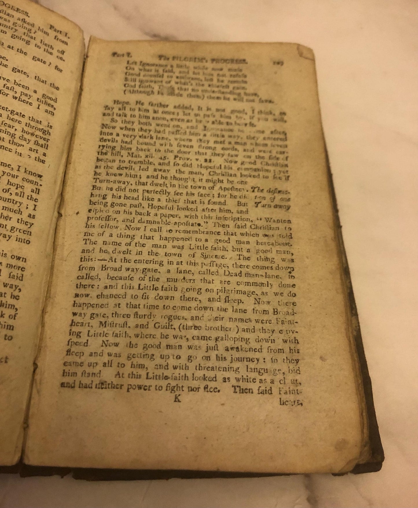 1713 The Pilgrim’s Progress from This World book John Bunyan - (Ref x462)