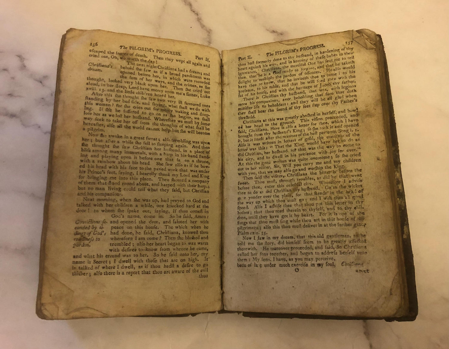 1713 The Pilgrim’s Progress from This World book John Bunyan - (Ref x462)