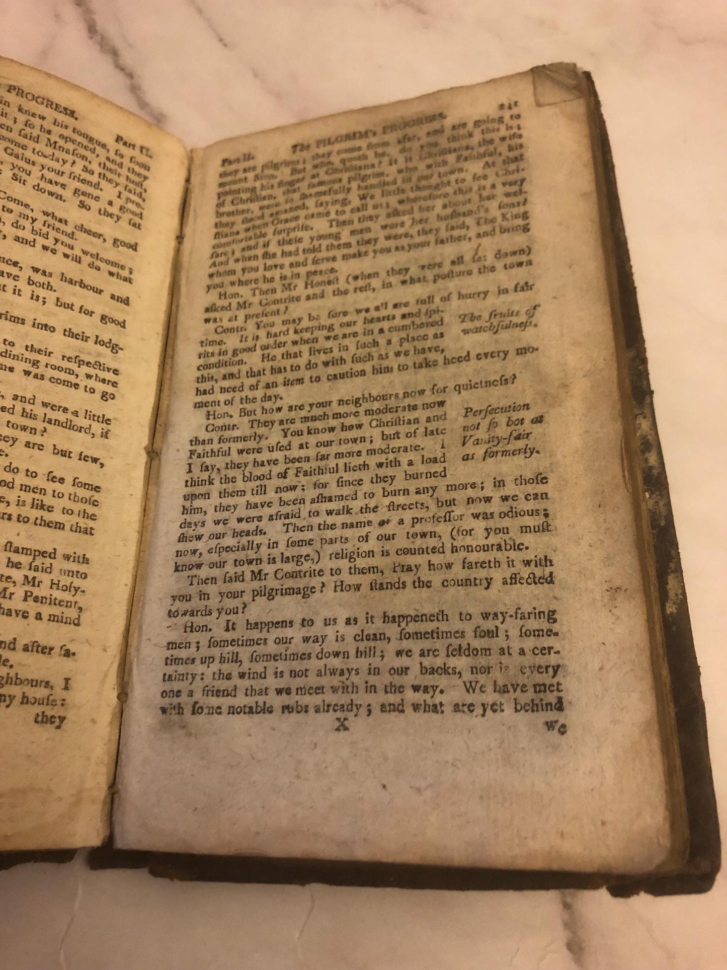 1713 The Pilgrim’s Progress from This World book John Bunyan - (Ref x462)