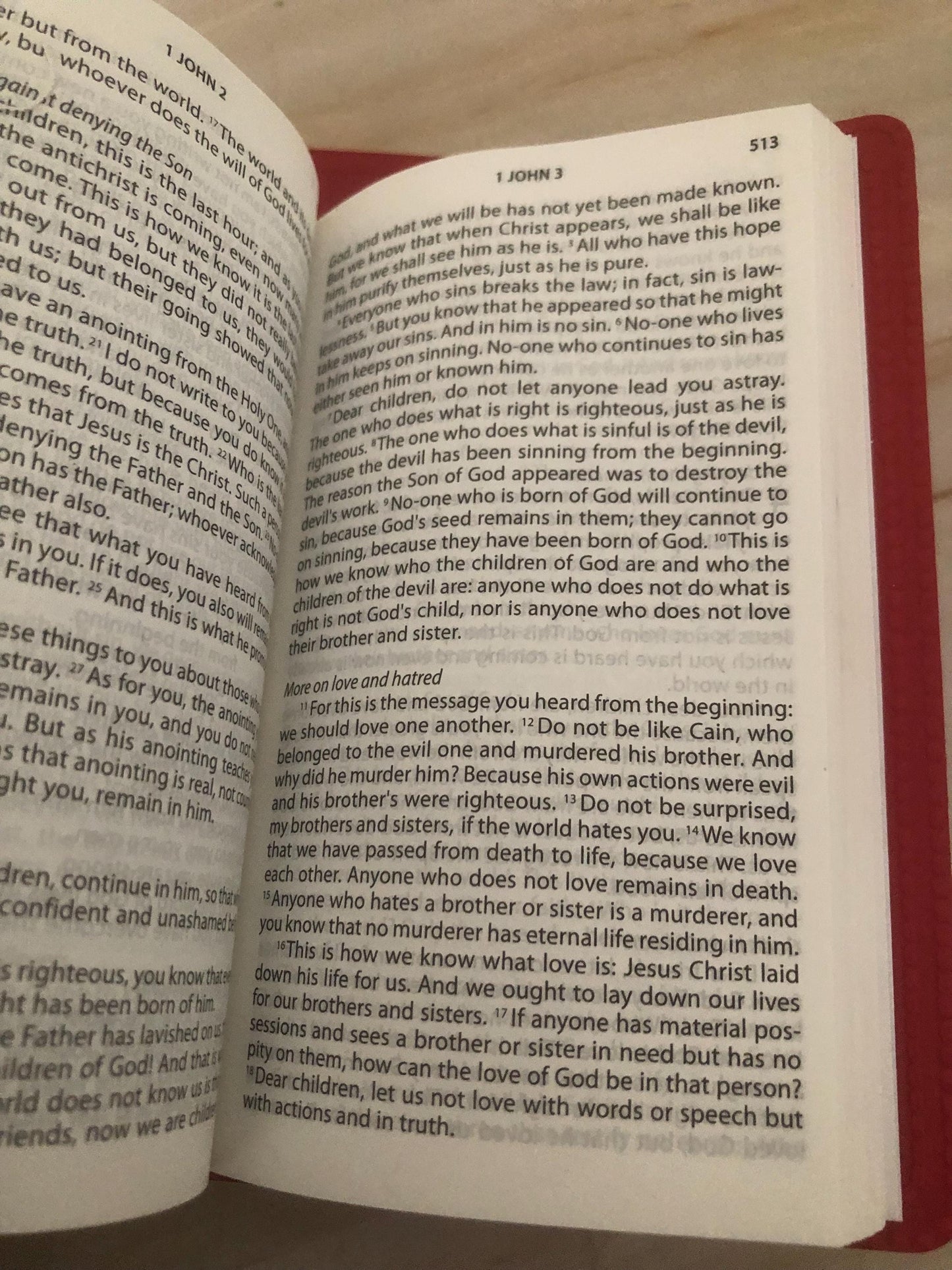 x4 Red Pocket Size Gideon Bible Bundle - (Ref x437)