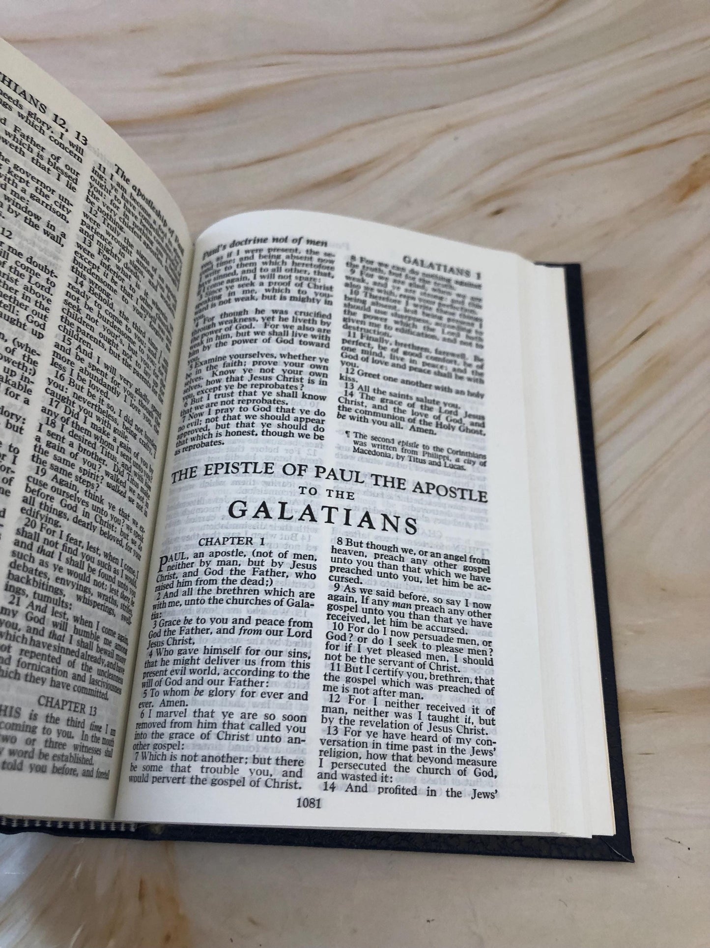 KJV Holy Bible Trinitarian Bible Society Vintage 1980s Edition - (Ref x403)
