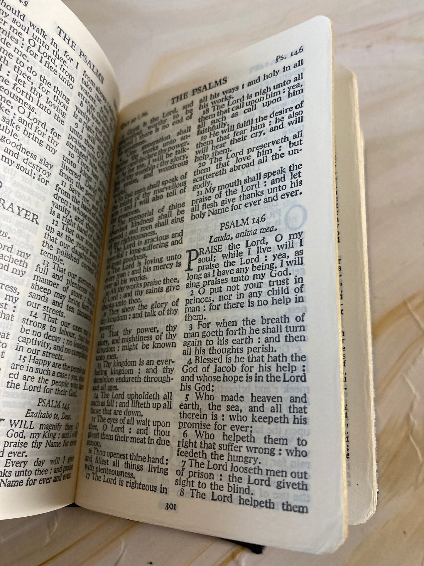 Vintage Common Prayer Hymn Book Anglican Church Small Prayer Hymnal - Ref x173