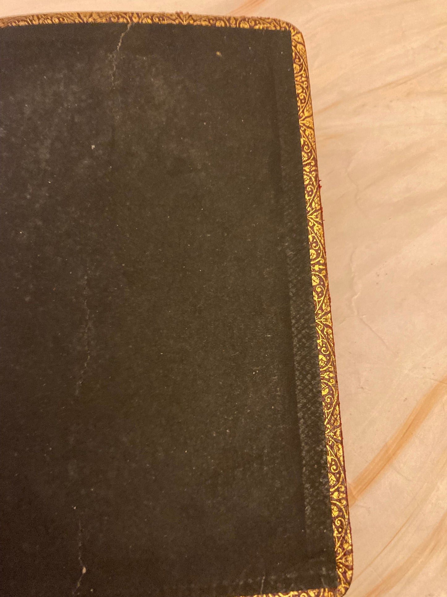 Antique Book of Common Prayer Leather Christian Prayer Book Vintage Church of England - (Ref x351)