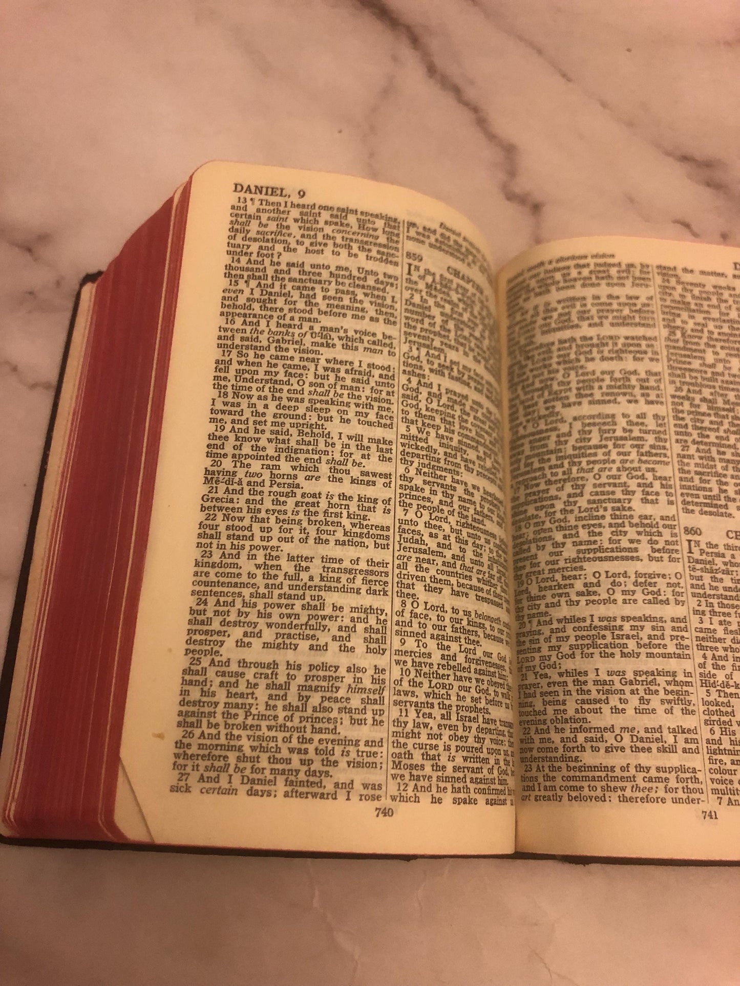 1953 Holy Bible Vintage Christian Bible Old Bible Pocket Bible Collectible - (Ref x471)