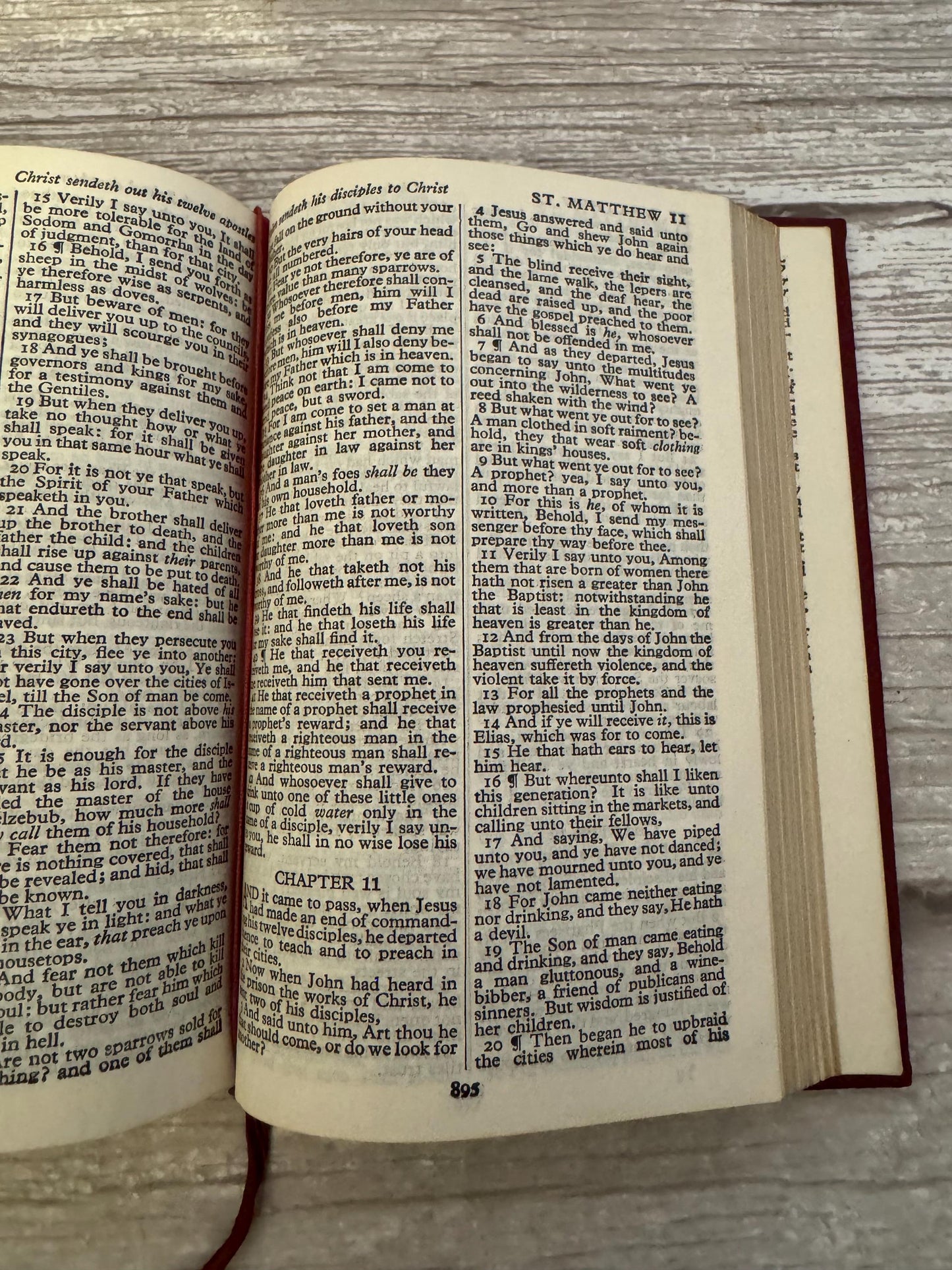 1953 Oxford Miniature Coronation Bible – Queen Elizabeth II Ruby 32mo with Original Box - Ref x713