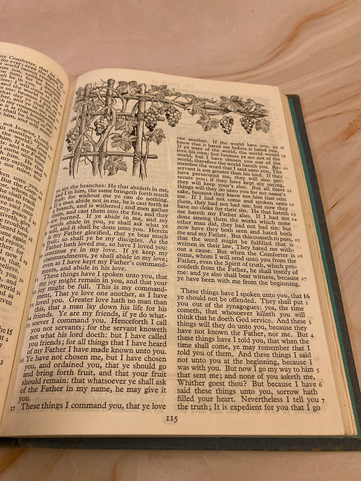 1964 Illustrated Bible – Vintage Picture Bible Authorized Version - (Ref x205)