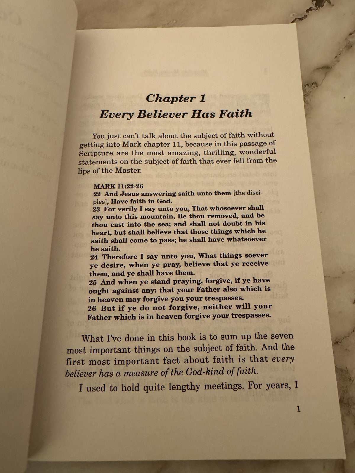 Mountain Moving Faith book Kenneth Hagin 2006 - Ref x578