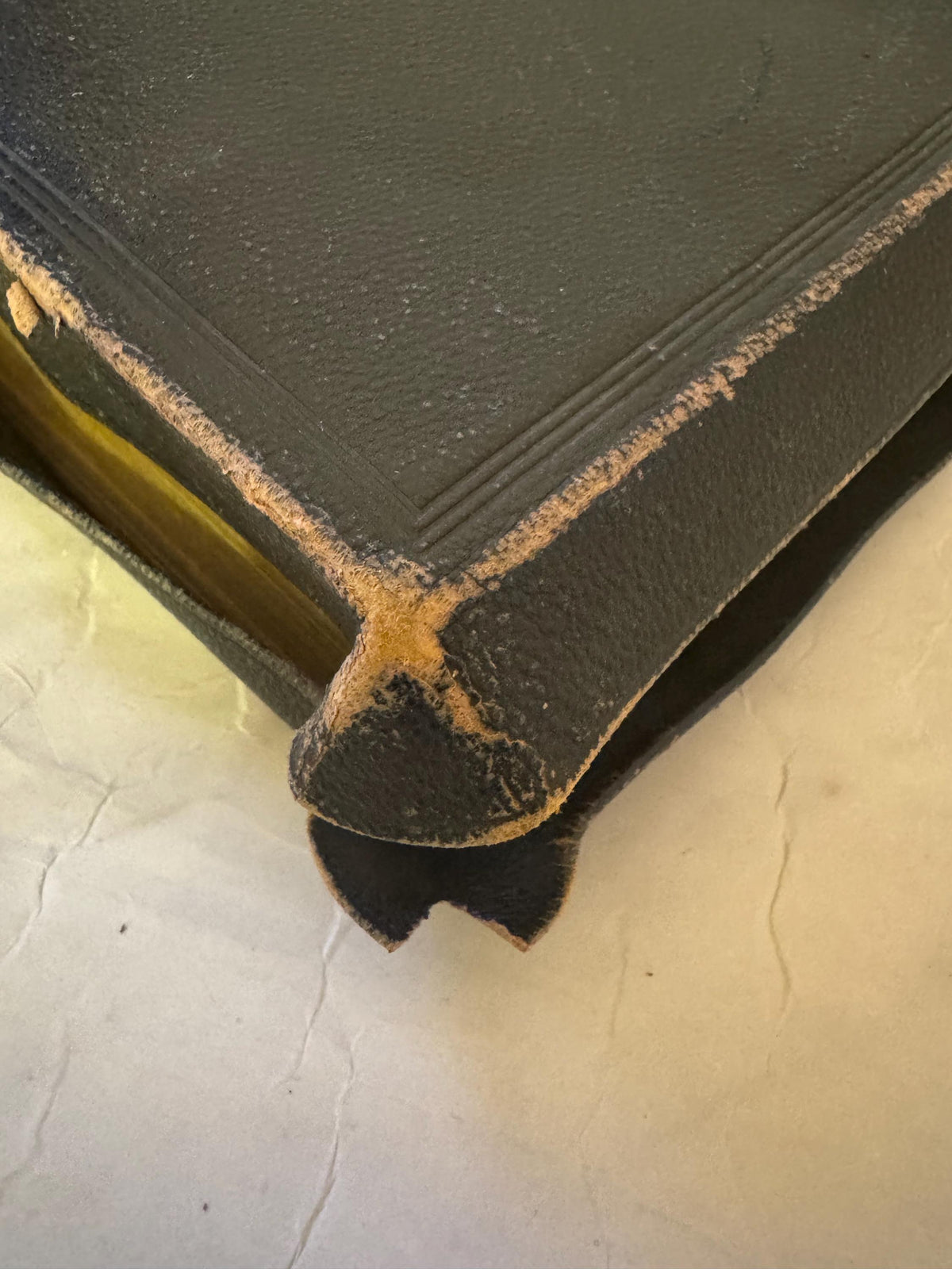 1886 Variorum Teacher’s Bible Antique Yapp Binding Leather KJV Bible - Ref x722