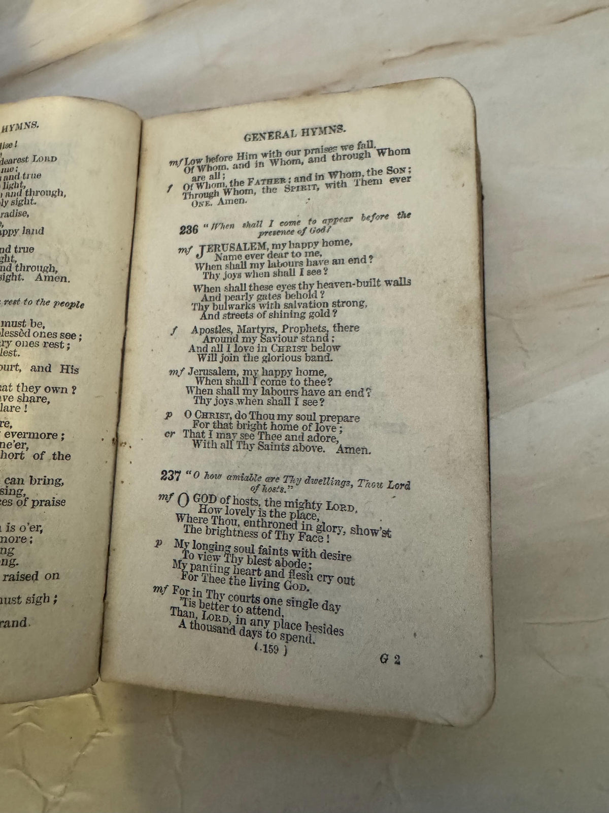 Antique Common Prayer and Hymns A&M Book Set c1900s Cambridge University Press - Ref X681