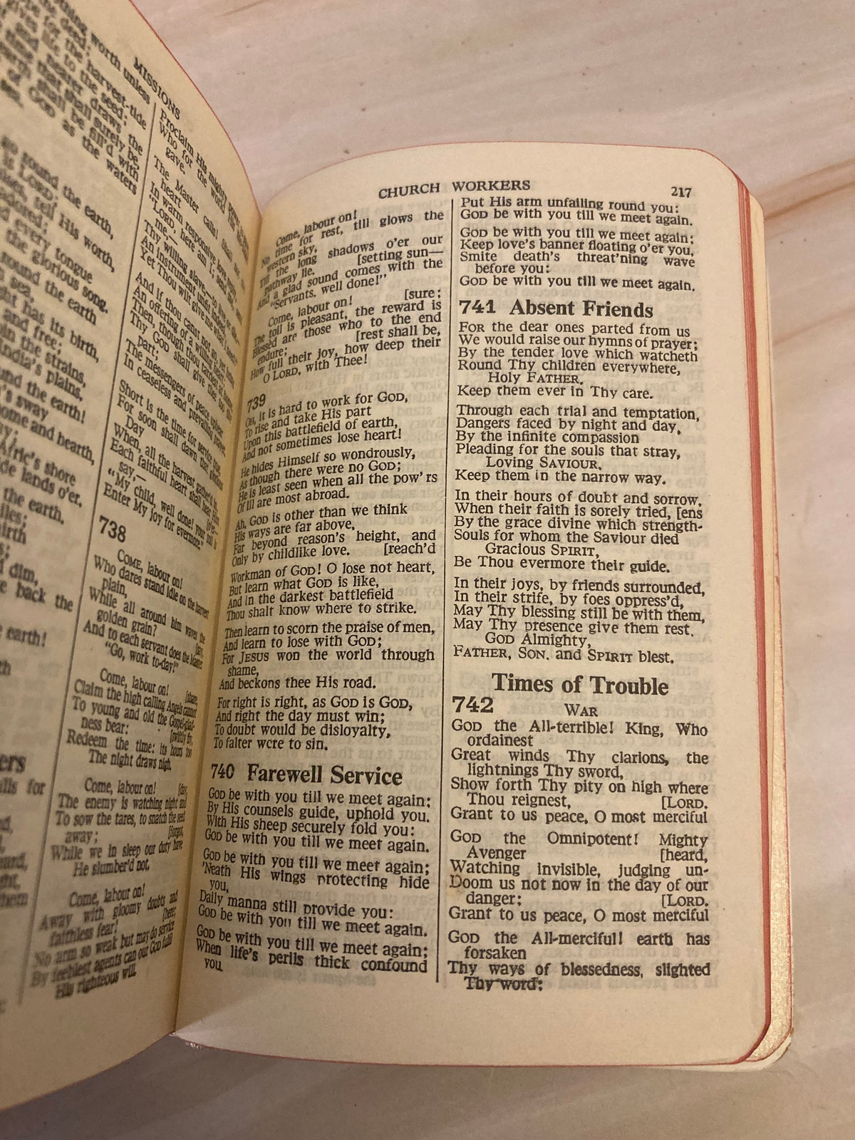 Pocket White Book of Common Prayer with Case Vintage Mini Prayer Book Christian Gift Rare - Ref x308