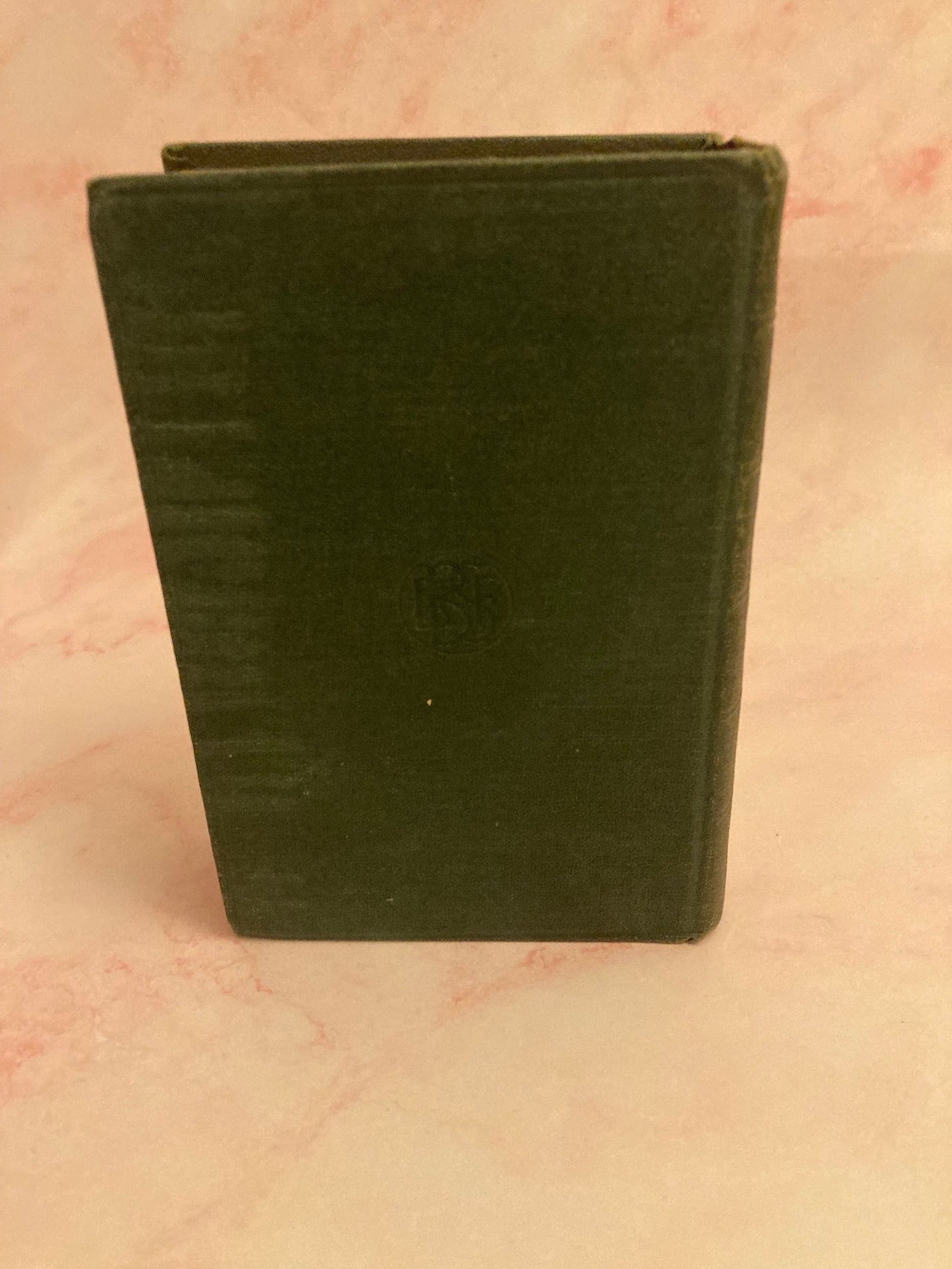 Holy Bible - Small Green Vintage Hardcover Bible - (Ref x215)