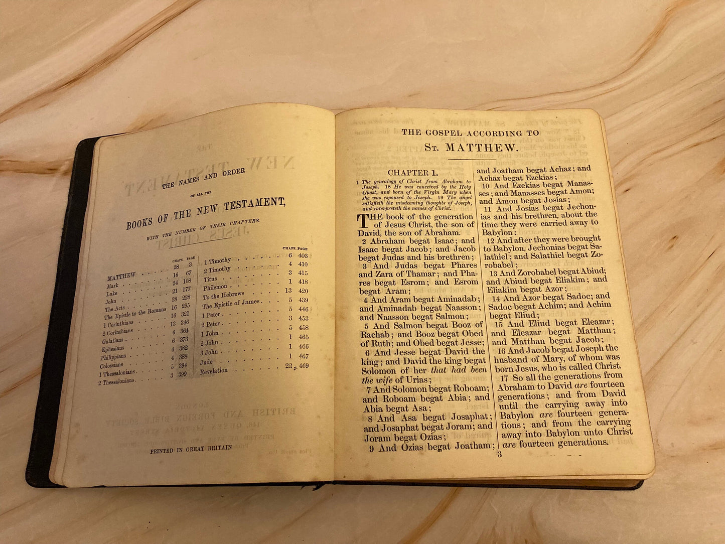 Vintage New Testament Bible 1932 - Large Font Bible - (Ref X176)