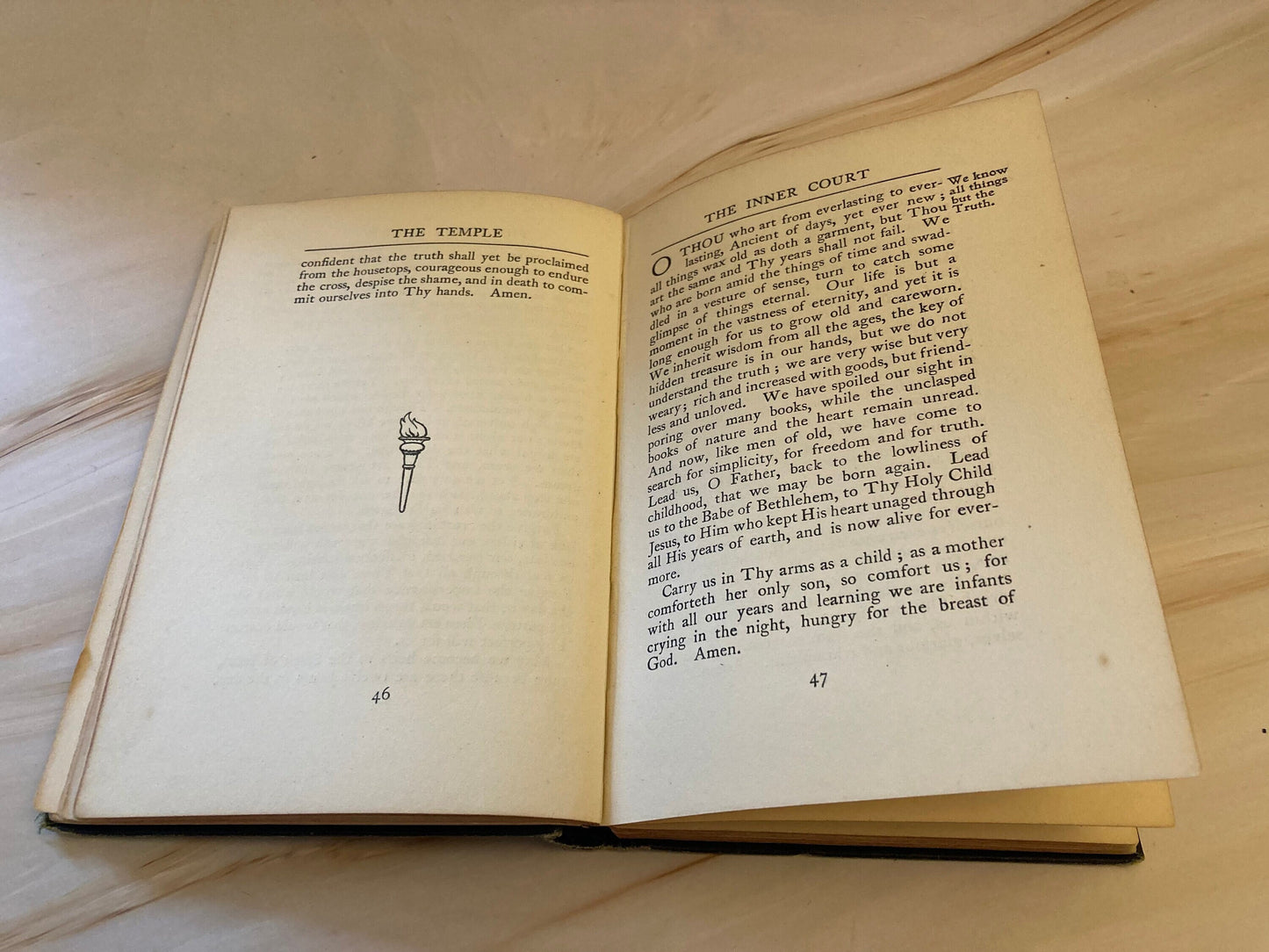 The Temple A Book of Prayer Christianity Book - (Ref X108)