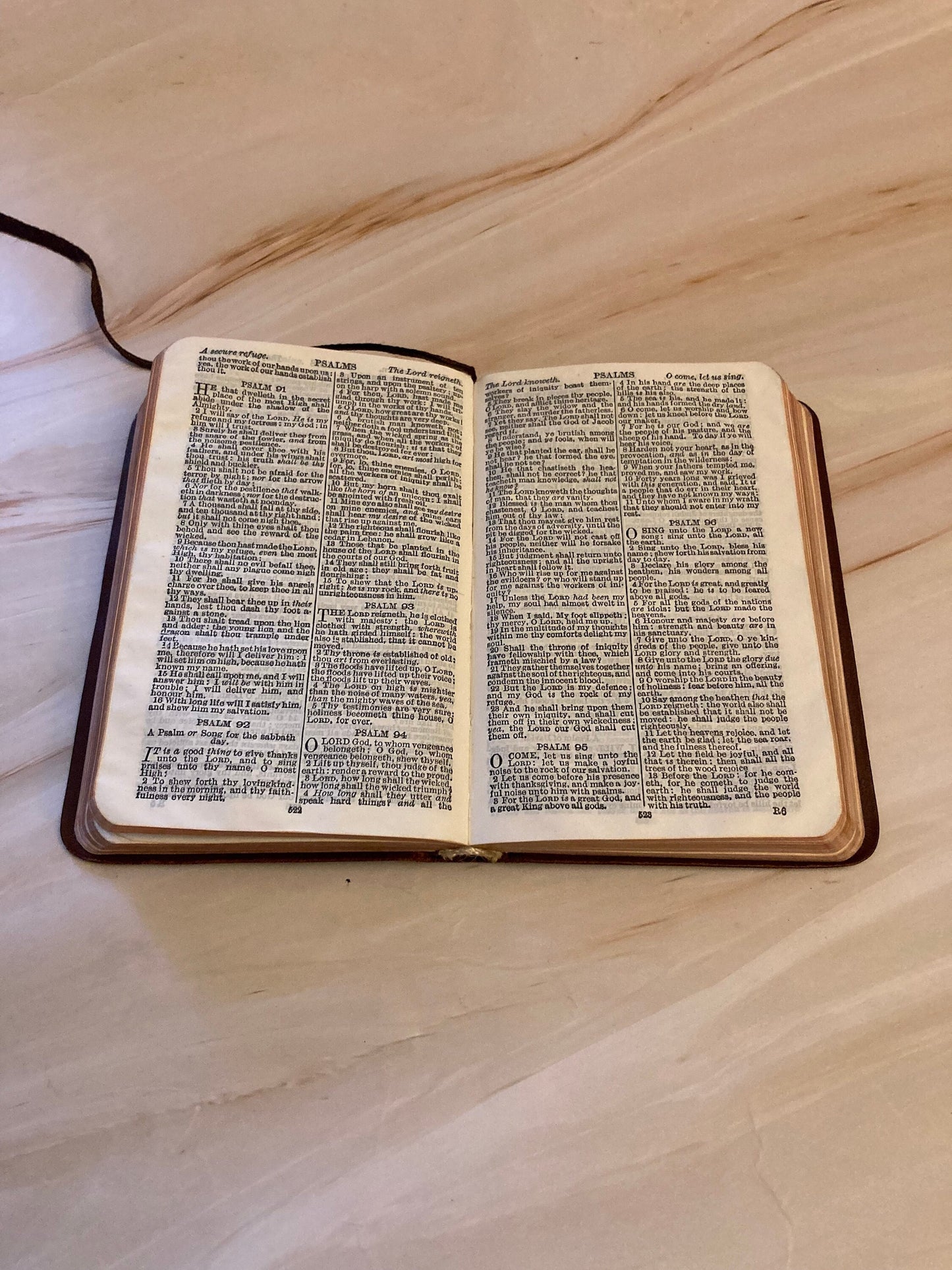 Pocket Brown Holy Bible Cambridge - (Ref X112)