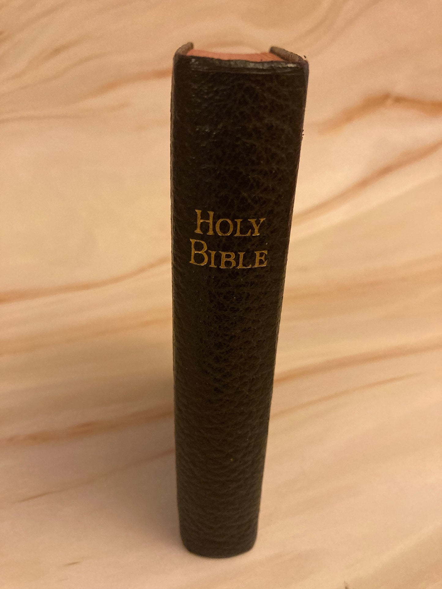 Small holy bible 1925 - leather cover - (ref x64)
