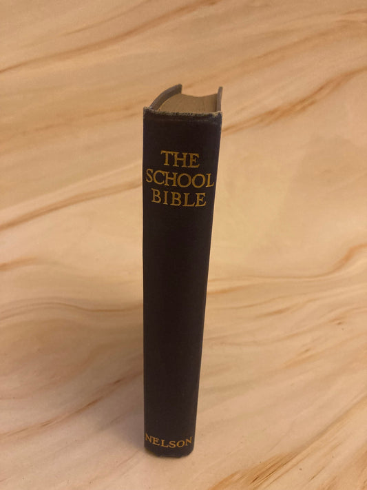 The school bible - rare bible nelson 1900s - (ref 37)