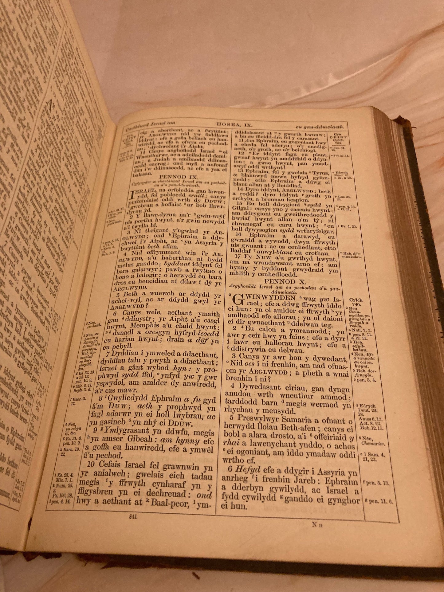 1804 Large Welch Holy Bible - (Ref X44)