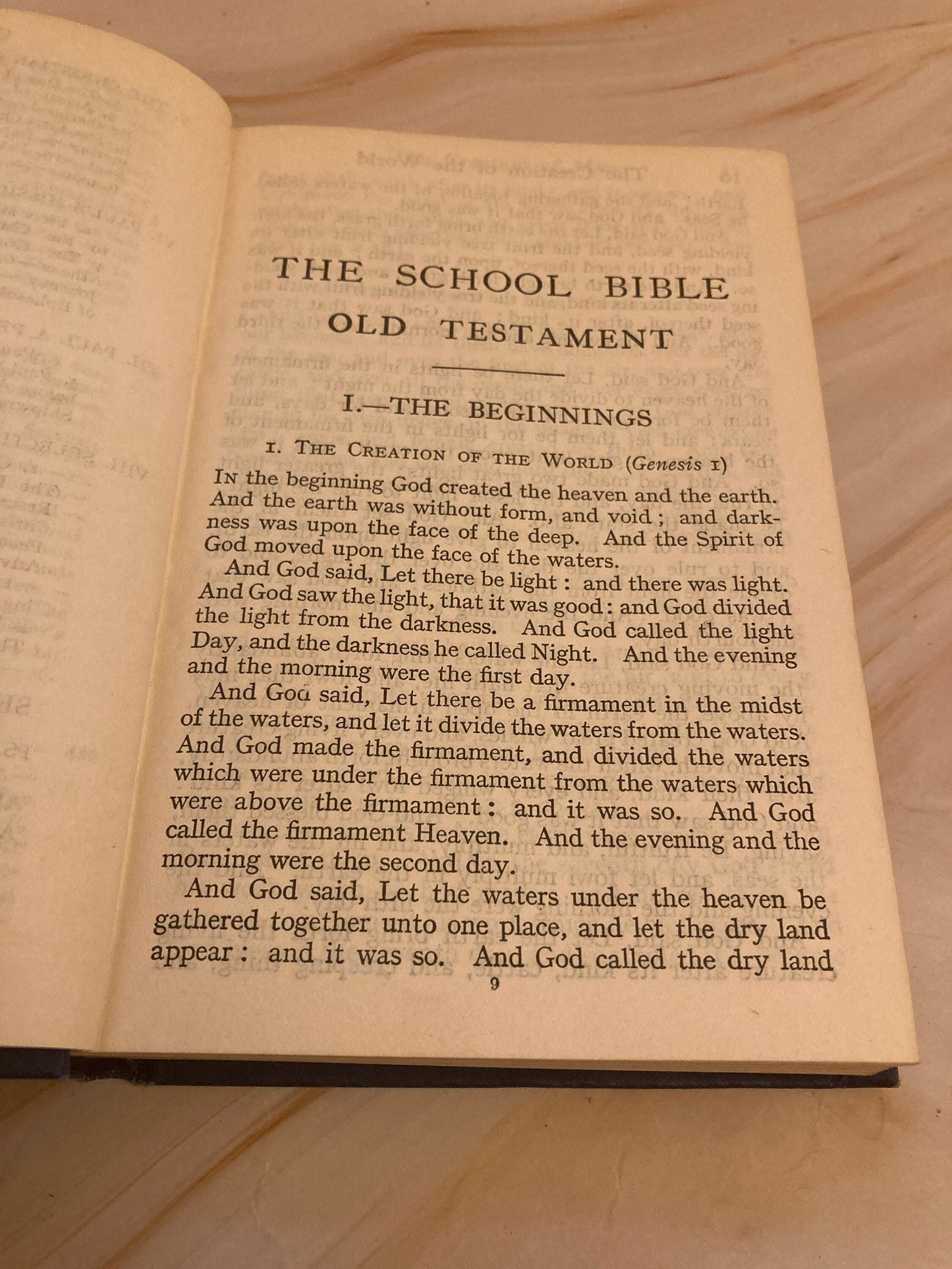 The school bible - rare bible nelson 1900s - (ref 37)