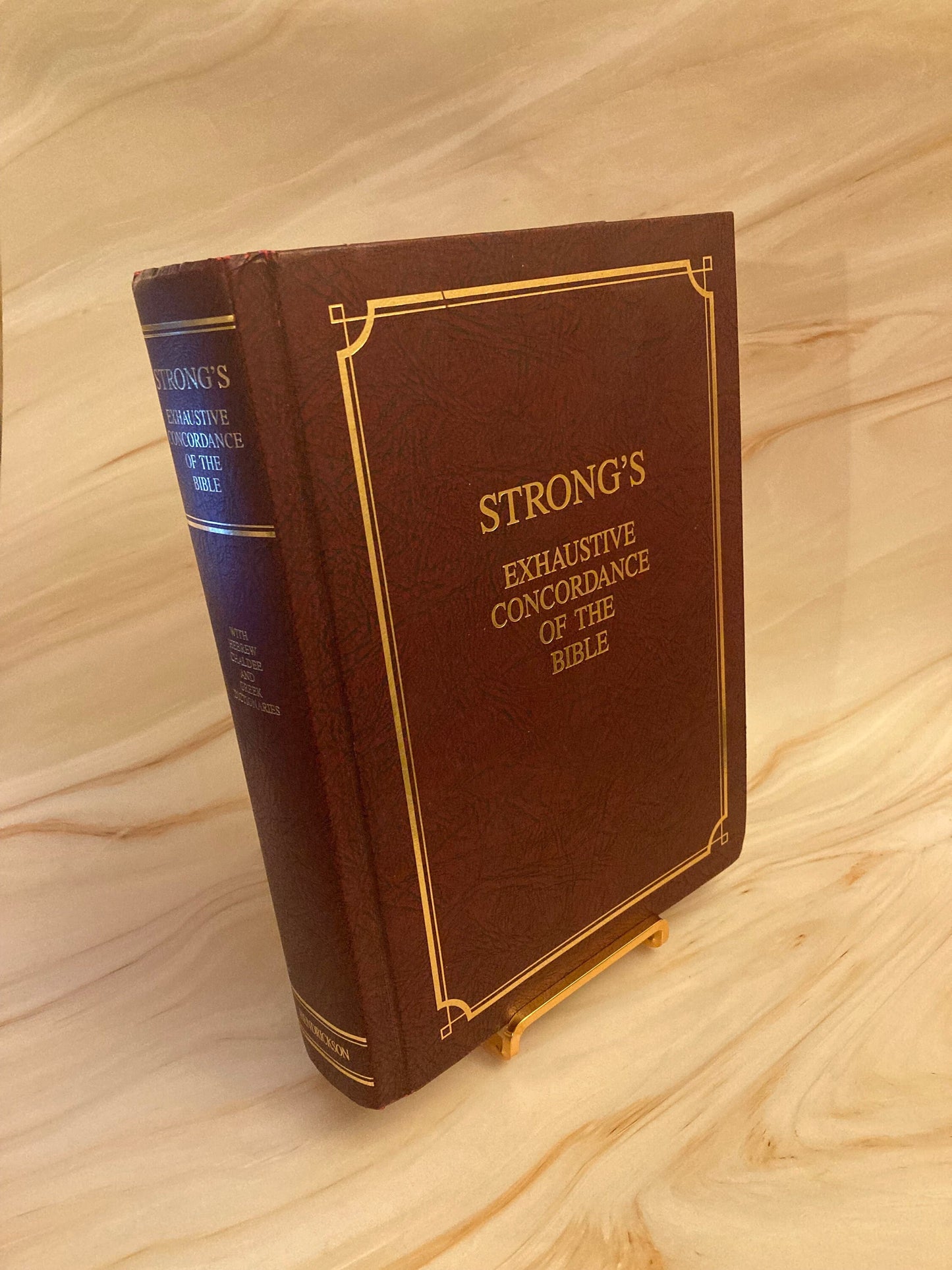 Strong's Bible - Large Hardback Exhaustive Concordance Bible - (Ref X42)