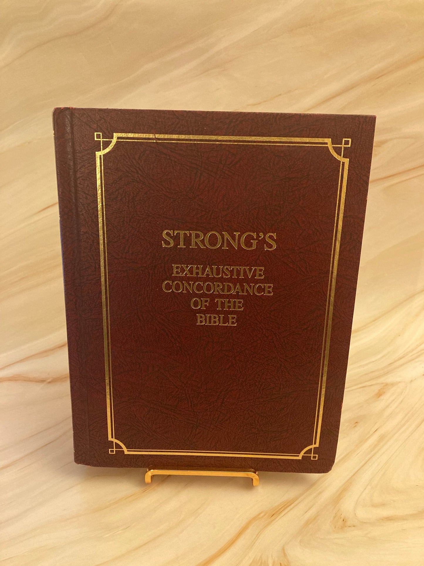 Strong's Bible - Large Hardback Exhaustive Concordance Bible - (Ref X42)