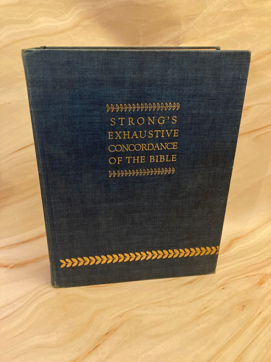 1951 Strong’s Exhaustive Concordance of the Bible - Large concordance Bible - (Ref x283)
