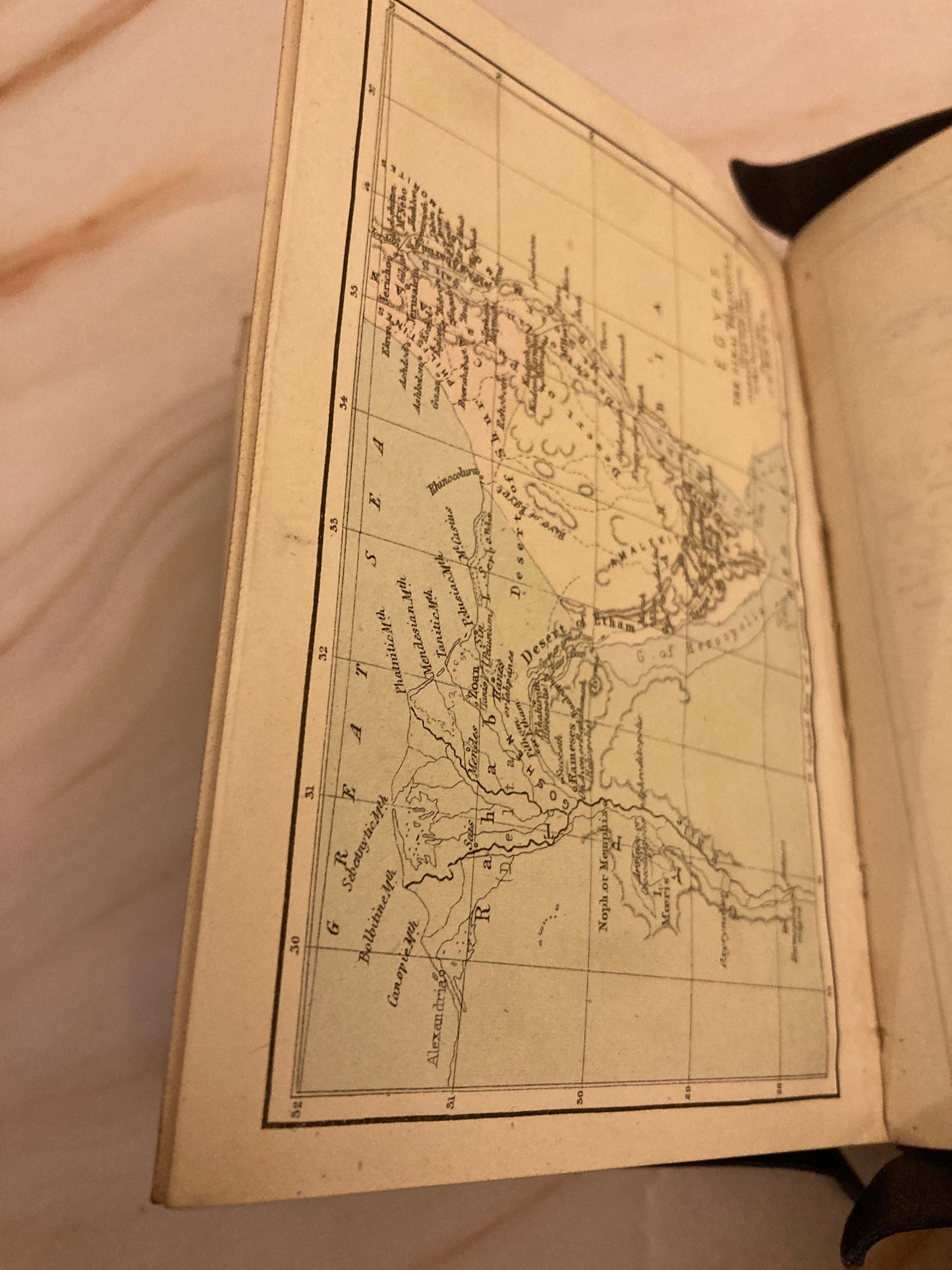 Vintage Glossary and Index Holy Bible - Oxford Bible 1900s - (Ref x279)