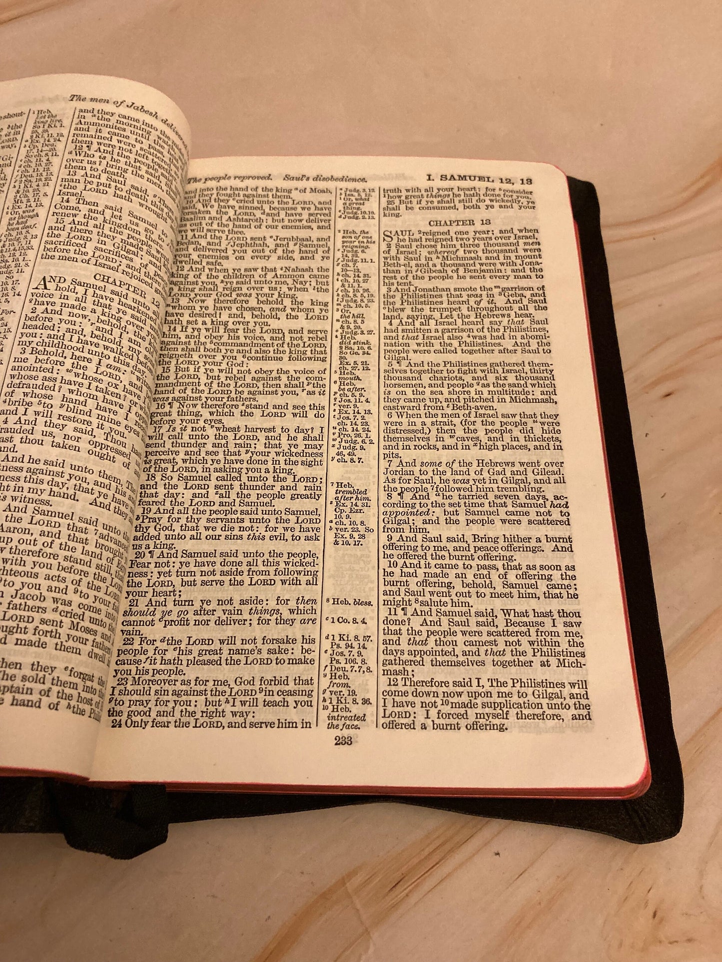Rare Cambridge Reference Bible 1930s - (Ref x249)
