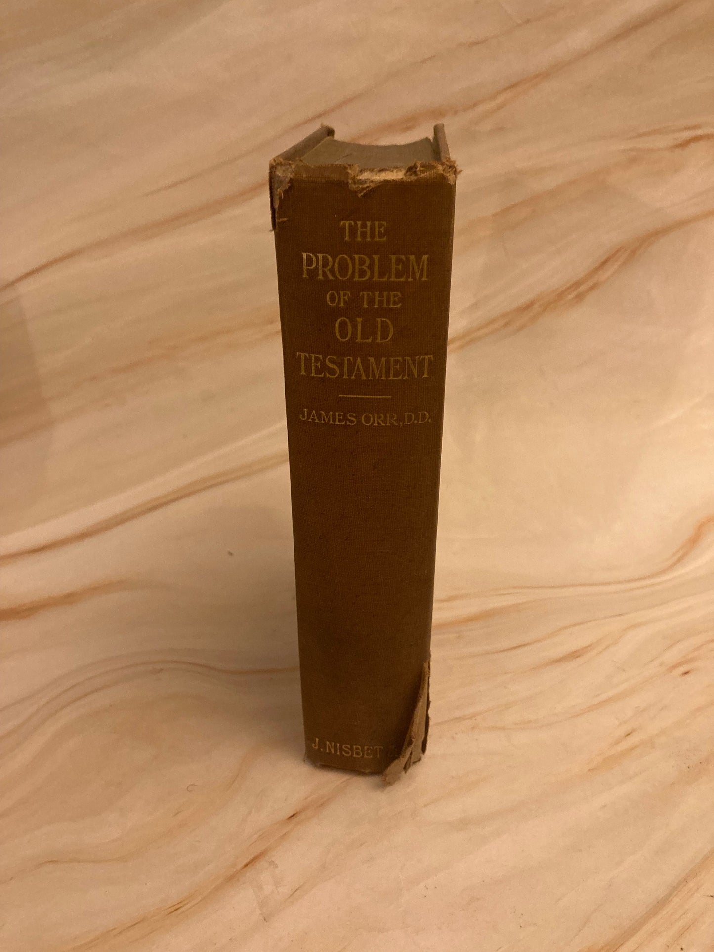 1908 The Problem of the Old Testament book by James Orr, D.D - (Ref x237)