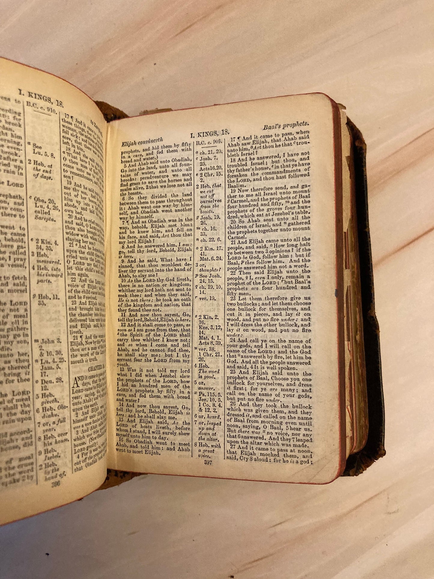 Mini Vintage Bible 1800s - (Ref x66)