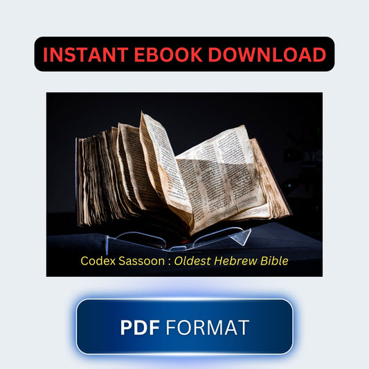 1053 Hebrew Bible Codex Sassoon PDF - eBook Download (Read Electronically and Print) - Includes Bonus MP3
