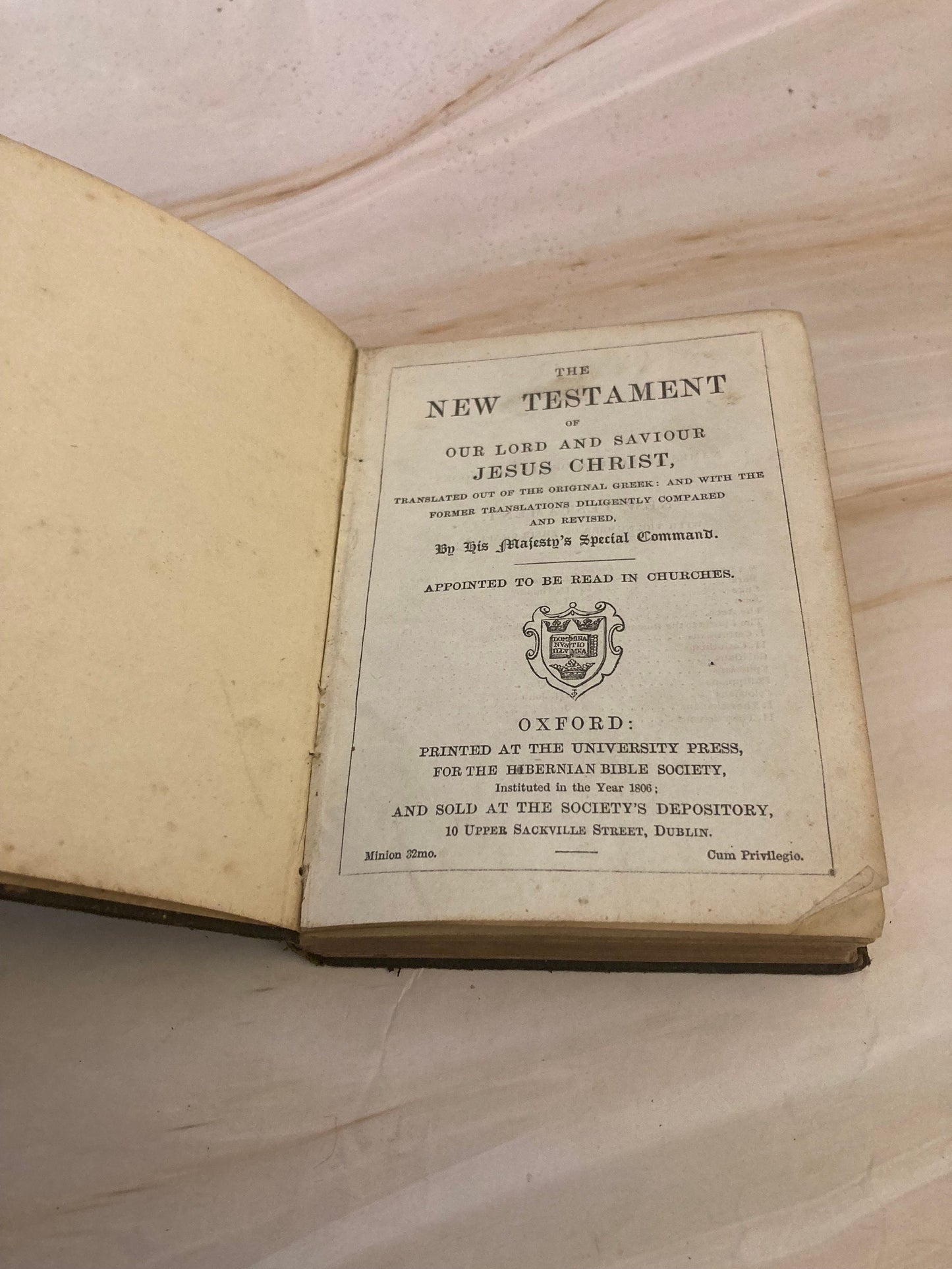 1877 Bible New Testament - Ref x309