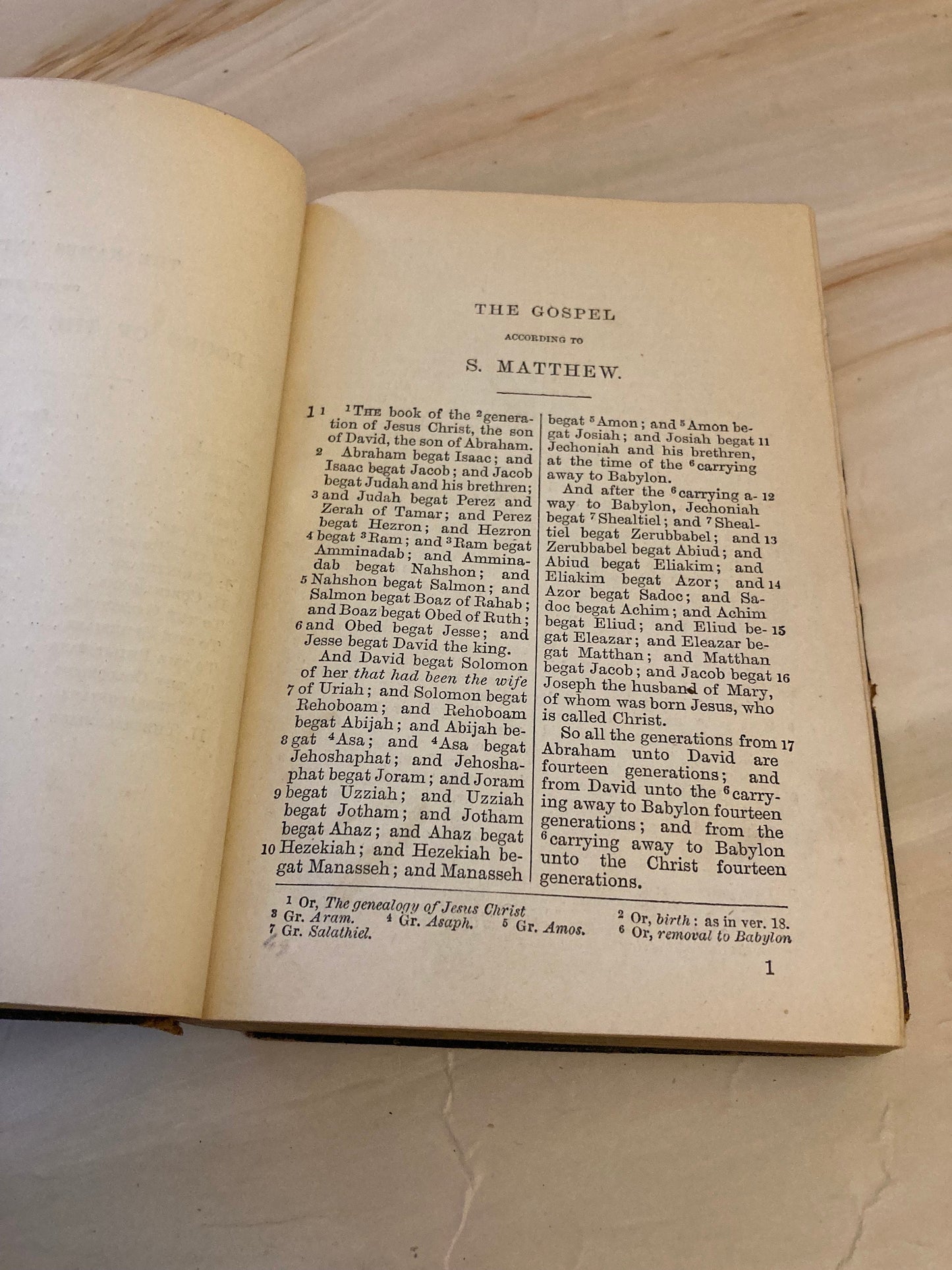 1881 New Testament Revised Version Bible - Ref x293