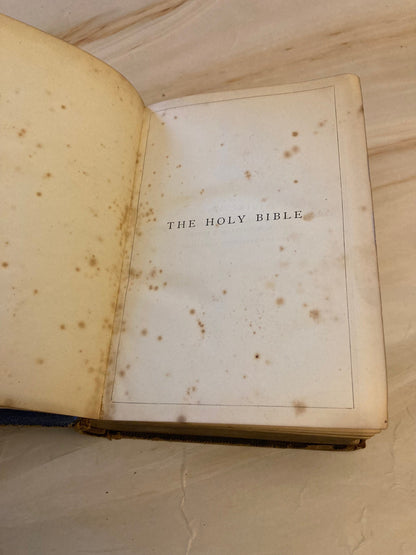 1876 Holy Bible References Oxford Vintage Bible - Ref x292