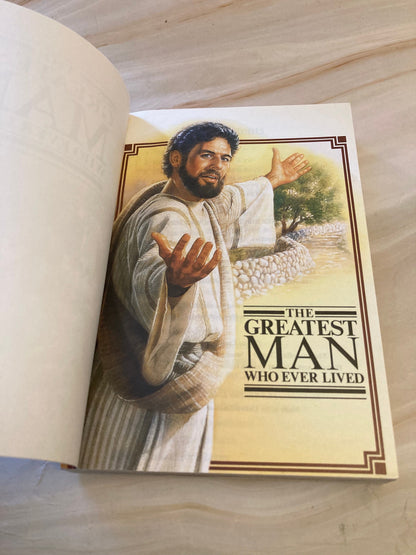 2006 The Greatest Man Who Ever Lived book - Children Bible Stories - Ref x291