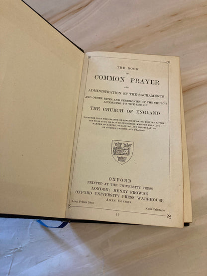 1903 Common Prayer book Phillip Lord Wharton - Ref x289