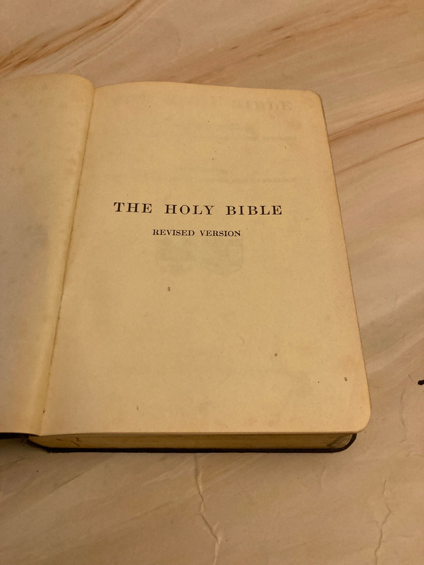 1921 Oxford Holy Bible Revised Version - Ref X285