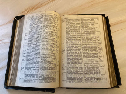 1866 Holy Bible Vintage Cambridge Bible - Ref x288